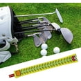 thumbnail image 4 of ZOUSSIQI Golf Alignment Rod Cover Case PU Leather Well Made Hold 2 Sticks Embroidered Protector Holder for Outdoor Swing Trainer Exercise Aiming CA919-13534, 4 of 7