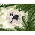 thumbnail image 2 of Elo Dog #2 Merry Christmas Ceramic Ornament 2.8 in x 2.8 in, 2 of 3