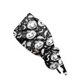 thumbnail image 3 of Kamentoy Women Halloween Print Scrub Cap Soft Elastic Breathable Adjustable Work Hat Hair Cover For Fall Holiday Party Headwear For Ladies, 3 of 6