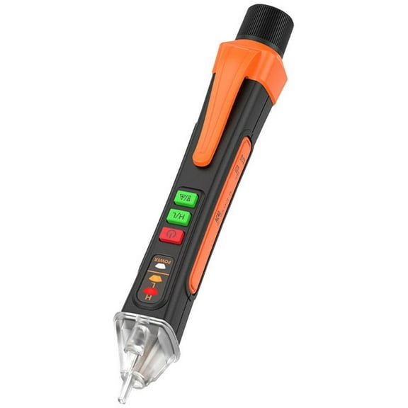 Non Contact Voltage Detector Circuit Tester Dual Range Voltage 12V-1000V Live Wire Electrical Tester with Alarm Flashlight