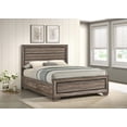 thumbnail image 2 of Stonecroft Furniture Wood Brown Queen Panel Bed Rectangular Storage Unassembled, 2 of 9
