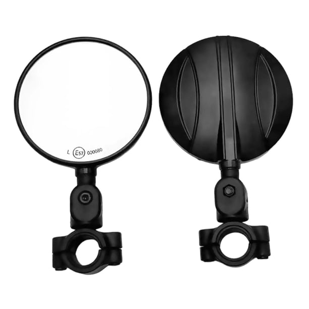 2 espejos retrovisores para manillar de bicicleta, seguros para bicicletas urbanas. Abrazadera de manillar
