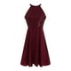 thumbnail image 4 of Vestido ajustado sin mangas con lentejuelas, elegante y a la moda para mujer - Poliéster, diseño brillante para fiestas/veladas, 4 of 5