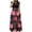 Pink, variant on Lolmot Plus Size Dress for Women Short Sleeve Loose Plain Casual Fashion Long Maxi Dresses Floral Print Patchwork Party Dresses