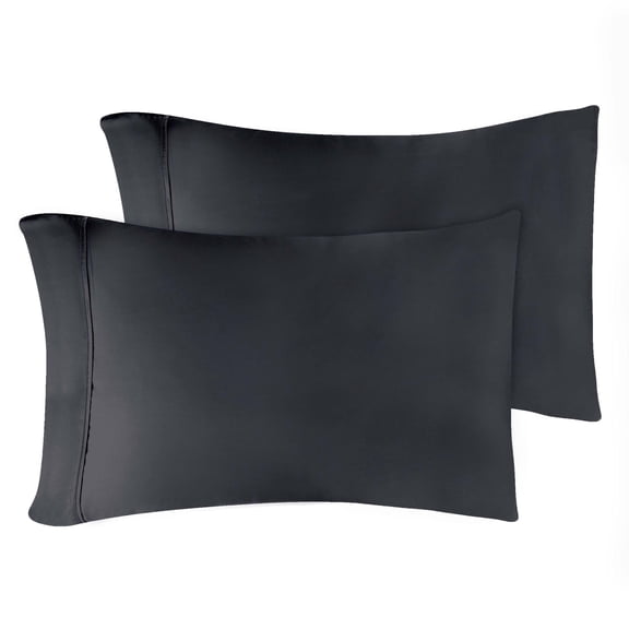 Superior Egyptian Cotton 400 Thread Count Pillowcases, Set of 2, Standard, Navy Blue