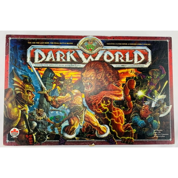 Dark World Game - 1991 - Mattel - Great Condition