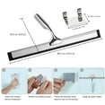thumbnail image 6 of KOOVON Shower Squeegee for Shower Doors Bathroom Glass Window Car Stainless Steel, 6 of 7