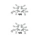 thumbnail image 1 of sweethay Placas de choque RC de 4 piezas, accesorio de vehículos de Metal duradero para reemplazar accesorios de automóviles, repuesto para Plata 2Conjunto, 1 of 6