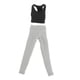 thumbnail image 1 of 1/12 traje de chaleco y pantalones para mujer, accesorio de ropa en miniatura para modelo de muñeca de 6 ", figuras de femeninos , Gris negro negro gris Hugo Figura chaleco, 1 of 10