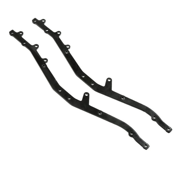 Rieles de chasis de coche RC 2 rieles de chasis RC, piezas de repuesto portátiles duraderas para camiones 1/24 4x4, accesorios DIY, modelo Buggy Magideal Rieles de chasis de coche RC