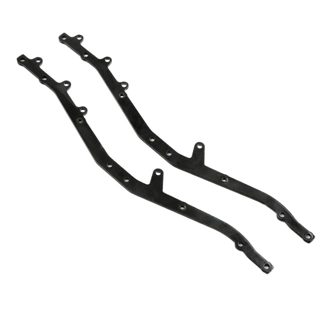2 uds RC Carchasis marco rieles portátiles duraderos repuestos para 1/24 4x4 camiones DIY accesorios vehículos coche