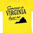 thumbnail image 4 of Inktastic Someone in Virginia Loves Me Boys or Girls Baby Bodysuit, 4 of 5