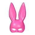 thumbnail image 2 of Máscara de conejo de Pascua Macarena portada de fiesta rosa, 2 of 8