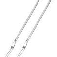 thumbnail image 3 of 10 Piece Stainless Steel Fruit Forks,Bexikou 8.66-Inch Salad Fruit Forks Dessert Cake Forks,2 Prong Appetizer Forks for Birthday Party Wedding Restaurant(Silver), 3 of 7