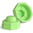 thumbnail image 1 of Universal Jar Sealer for Regular and Wide Mouth Mason Jars, Compatible with All Brands Vacuum Sealers, Made of Premium Food Grade Silicone, BPA Free, Canning Attachment Kit Supplies, 2 Pack, Green, 1 of 6