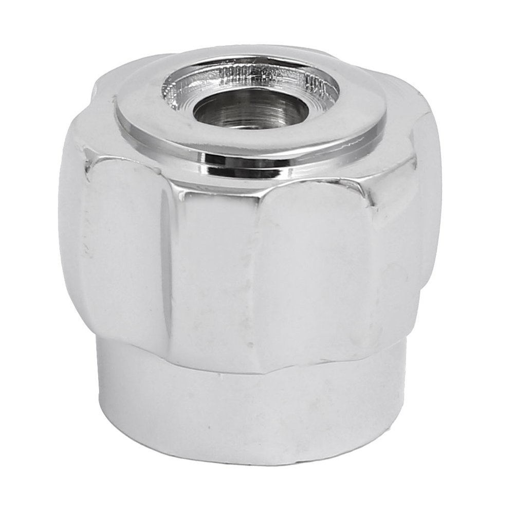 35mmx30mm Zinc Alloy Faucet Water Tap Handle Grip Knob Silver Tone