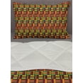 thumbnail image 3 of Kente Pattern Comforter & Sham Bedding Set, Stripes Triangles and Zigzags Uganda Zimbabwe Nigeria Graphic, 3 pcs Duvet Set Microfiber Filling Quilt, 5 Sizes, Multicolor, by Ambesonne, 3 of 4