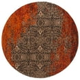 thumbnail image 4 of SAFAVIEH Classic Vintage Adelaide Abstract Area Rug, Rust/Brown, 6' x 9', 4 of 9