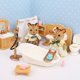 thumbnail image 4 of Muebles para casa de muñecas con familia de animales del bosque, juguetes en miniatura a escala 1/12, accesorios para muñecas de niña, dormitorio, baño, kit de casa de muñecas, 4 of 5
