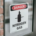 thumbnail image 4 of Nitrogen Gas OSHA Danger Vinyl Decal Label 18 Inch x 12 Inch - 10 Pack, 4 of 6