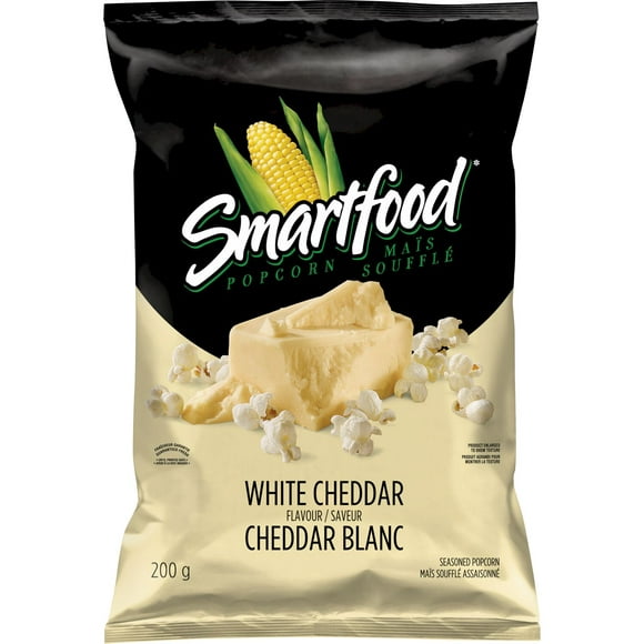 Maïs soufflé assaisonné Smartfood Cheddar blanc 200GM