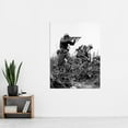 thumbnail image 2 of War WWII USA Marine Sgt Bartlett Shooting At Sniper Photo Extra Large XL Wall Art Poster Print, 2 of 3
