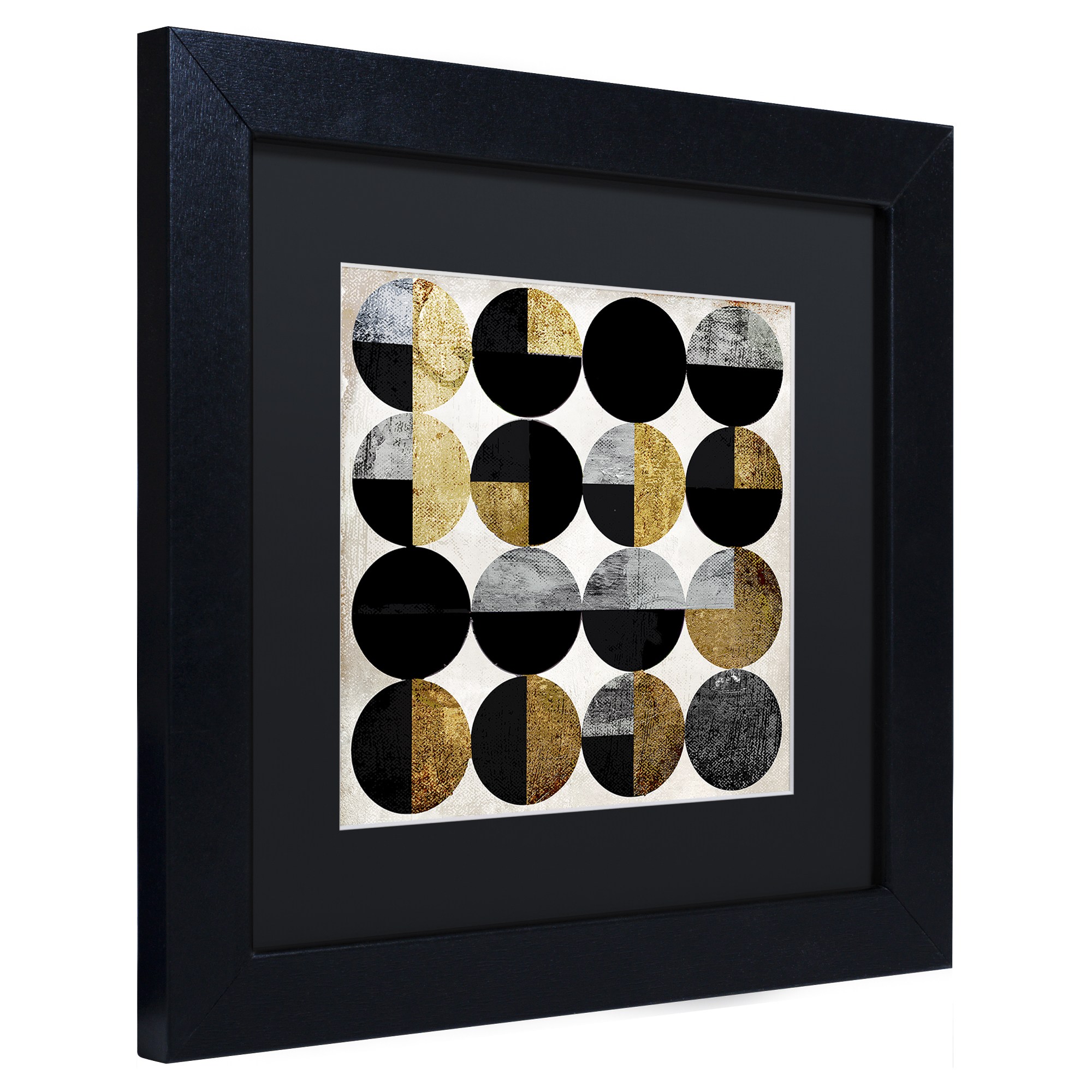 Trademark Fine Art "Conversation" Canvas Art by Color Bakery, Black Matte, Black Frame