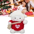 thumbnail image 4 of Sheep Plush Toy, Sheep Stuffed Animal Comfortable Touch Exquisite Workmanship  For Office For Household For Bedroom Red, 4 of 8