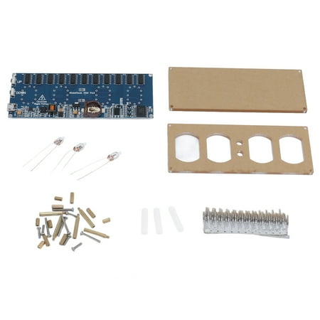 

DIY Tube Clock Kit IN12 IN-12 PCBA Digital Tube Clock Kit RGB Lights With Module Core Board For Office Home