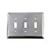 thumbnail image 3 of Nostalgic Warehouse 719880 Deco Switch Plate with Triple Toggle, Bright Chrome, 3 of 3