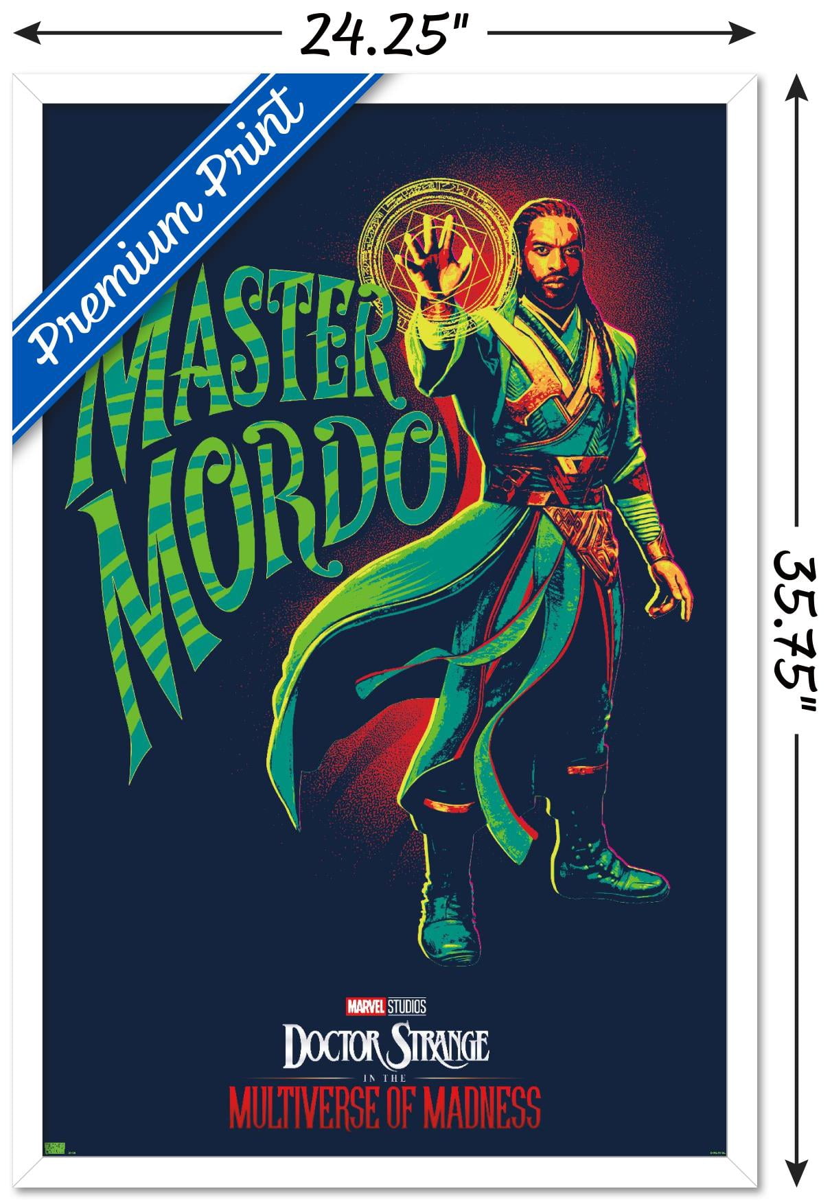 Marvel Doctor Strange in the Multiverse of Madness - Master Mordo Wall Poster, 22.375" x 34" Framed