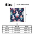 thumbnail image 5 of Easter 2-Pack Velvet Throw Pillow Covers with Unique Patterns, Set of 2 Decorative Throw Pillow Inserts for Sofa Bed Couch, 16x16/18x18/20x20 Inches, Ideal for Home Decor and Gifting, 5 of 6
