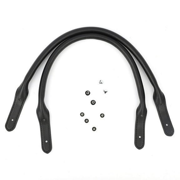 2pcs PU Leather Replacement Handles Straps Handbags Lady Shoulder Bag