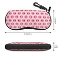 thumbnail image 2 of KLL Pig Nose Print Eyeglass Case for Men & Women's Classy Travel Eyewear Holder Case Zipper Eyeglasses Case With Hook, 2 of 6
