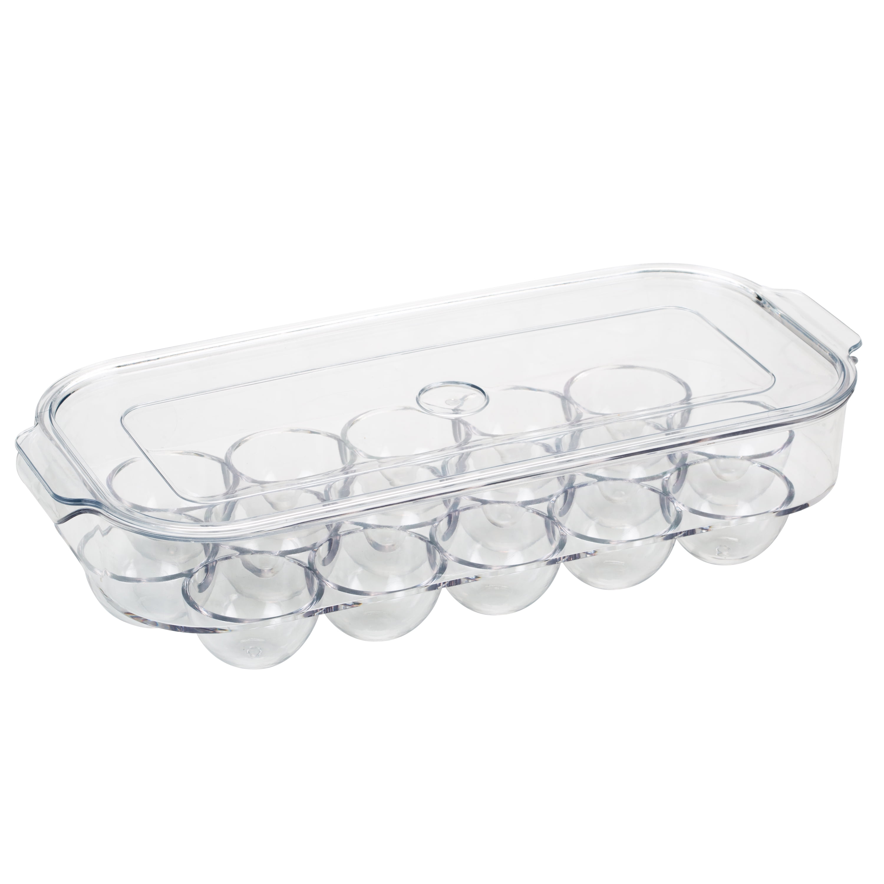 Kitchen Details 2 Pack Plastic 16 Compartment Egg Holder