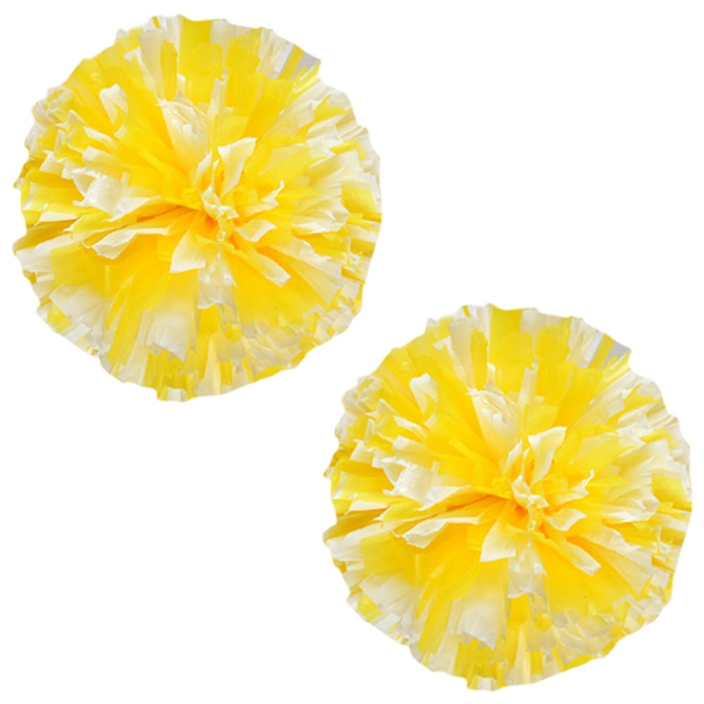 14 inch Cheerleader pom poms Cheerleading Red Siliver Cheer pom poms