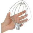 thumbnail image 4 of KitchenAid Stand Mixer Accessory, Stainless Steel Wire Whip for Egg Heavy Cream Beating, Cakes Mayonnaise Whisk for Quick Air Incorporation (6"), 4 of 5