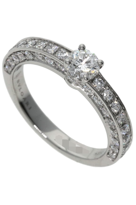 Pre-Owned BVLGARI Dedicata Avanecia Diamond Ring, Platinum PT950, Women's.