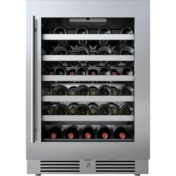 Landmark L3124ui1wgrh  24" Wide 45 Bottle Capacity Single Zone Wine Cooler - Stainless