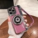 thumbnail image 1 of Funda de teléfono Retro con cámara 3D, cubierta a prueba de golpes con correa cruzada de cuero PU para IPhone 14, 13, 12, 11 Pro Max Plus Fivean unisex, 1 of 2