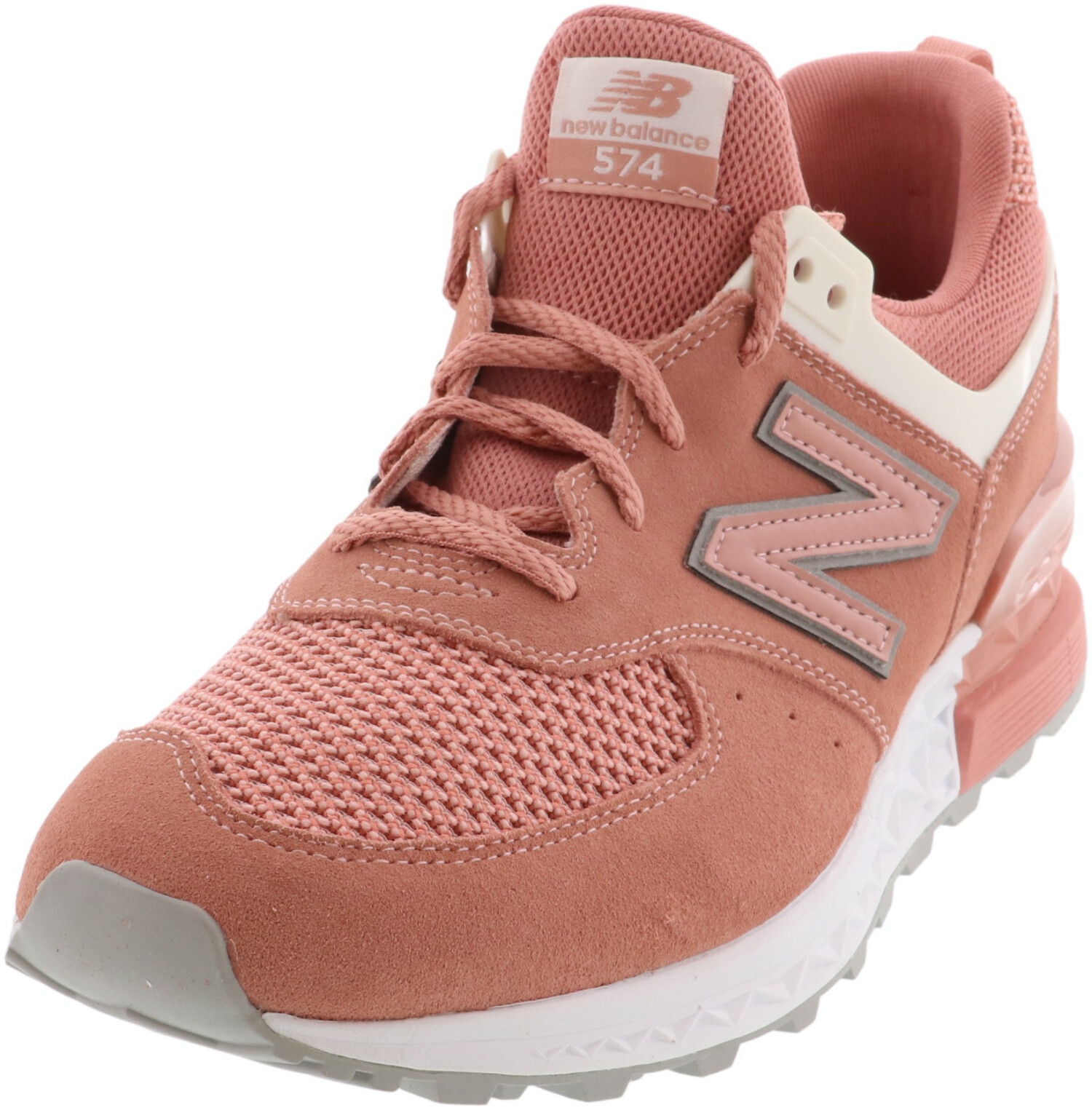 new balance 574 peach