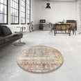 thumbnail image 3 of Ahgly Company Indoor Rectangle Traditional Camel Brown Persian Area Rugs, 2' x 4', 3 of 6