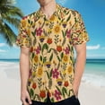 thumbnail image 5 of High Quality Hawaiian Shirts for Men Short Sleeve Aloha Beach Shirt Floral Summer Casual Button Down Shirts Blouses 9VAE99, 5 of 7
