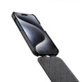 thumbnail image 2 of Melkco For Iphone 15 Pro Case Litchi Texture Vertical Flip Genuine Cow Leather+pc Cover, 2 of 5