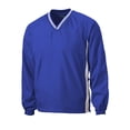 thumbnail image 5 of Sport-Tek ® Tipped V-Neck Raglan Wind Shirt. JST62, 5 of 6