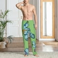 thumbnail image 4 of Salouo Motorcycle Riding Dinosaur Print Pajama Pants for Men, Lounge Pants Elastic Waistband Casual Men's sleepwear Loungewear Sleep Pajama Pant -XX-Large, 4 of 7