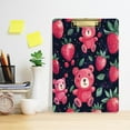 thumbnail image 6 of Acrylic Writing Tablet,Cute Strawberry Bear12.5"×9"Rectangular One-sided Printed Clear Acrylic Writing Tablet., 6 of 8