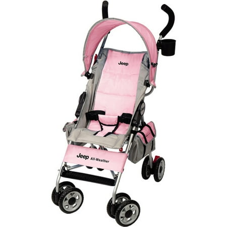 Jeep All-Weather Reclining Umbrella Stroller, Pink