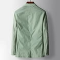 thumbnail image 3 of Vedolay Mens Blazers Casual Business Button Cardigan Coat 2023 Green,4XL, 3 of 3