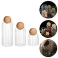 thumbnail image 3 of Miangastore Tea Canister for Kitchen Durable Easy to Clean 3Pcs 20x9x9cm, 3 of 8